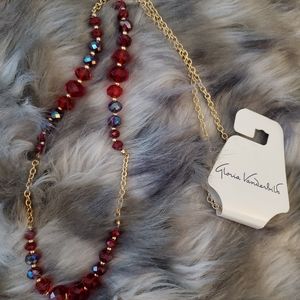 Red Gold Link Necklace